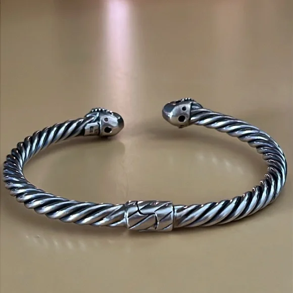 Samuel Benham Jewelry Company 925 Sterling Silver 18K Gold Accents Bracelet - Picture 6 of 14